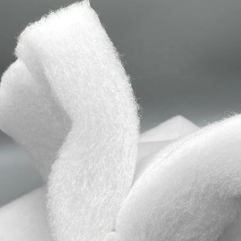 Factory Fiber Washable Batting Quilt Polyester Wadding Filling Spray Bonded Cotton Polyester Wadding Fiber For Mattress and Sofa