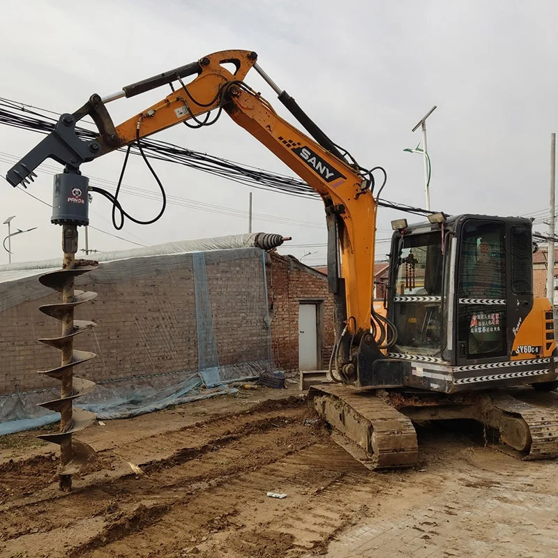 Hot sale   drilling platforms hydraulic small spiral drilling machines and ground drill bits