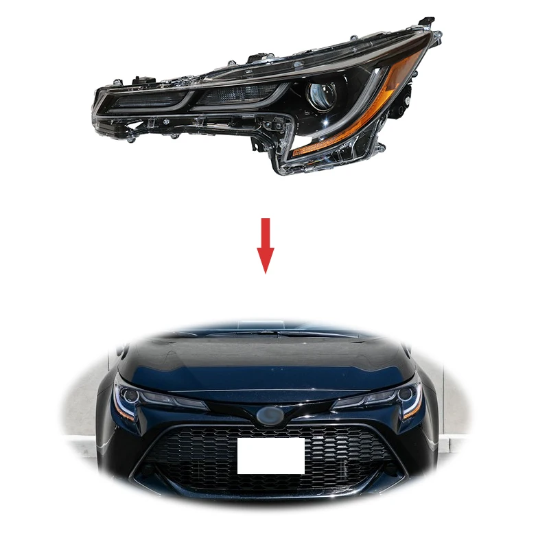 Replacement US only LED assembly head light head lamp for toyota Corolla 2020 headlight headlamp prado