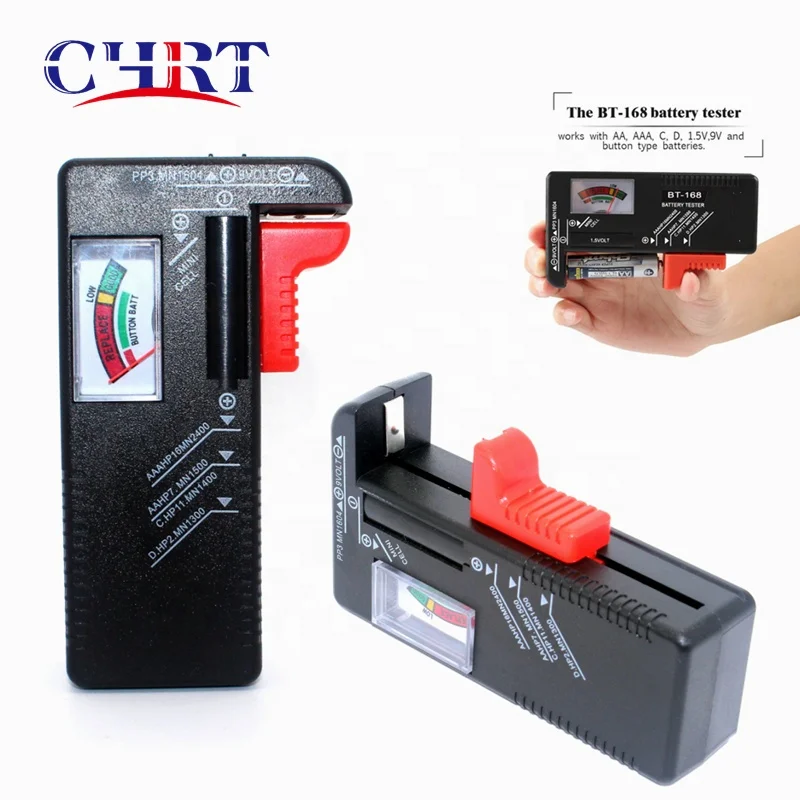 CHRT Small Button Cell Universal LCD Digital Battery Tester Volt Checker for All Household Batteries (1600575751725)