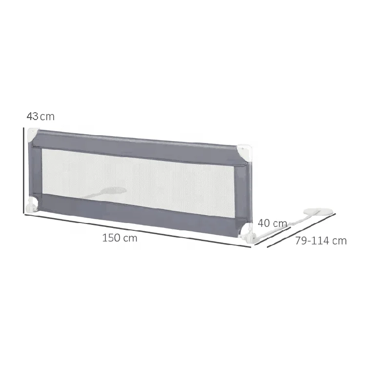 Baby Bed Rail Bed Barrier Child Safety Product  OEM Factory Top Sale on Europe Foldable  Bed Side Rails Guard