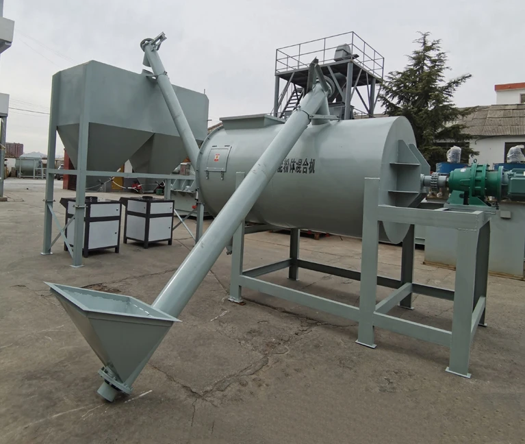 Pre-Mixed Floor Decoration Screeding Coat Semi-Automatic Dry Powder Mortar Production Line Suppliers