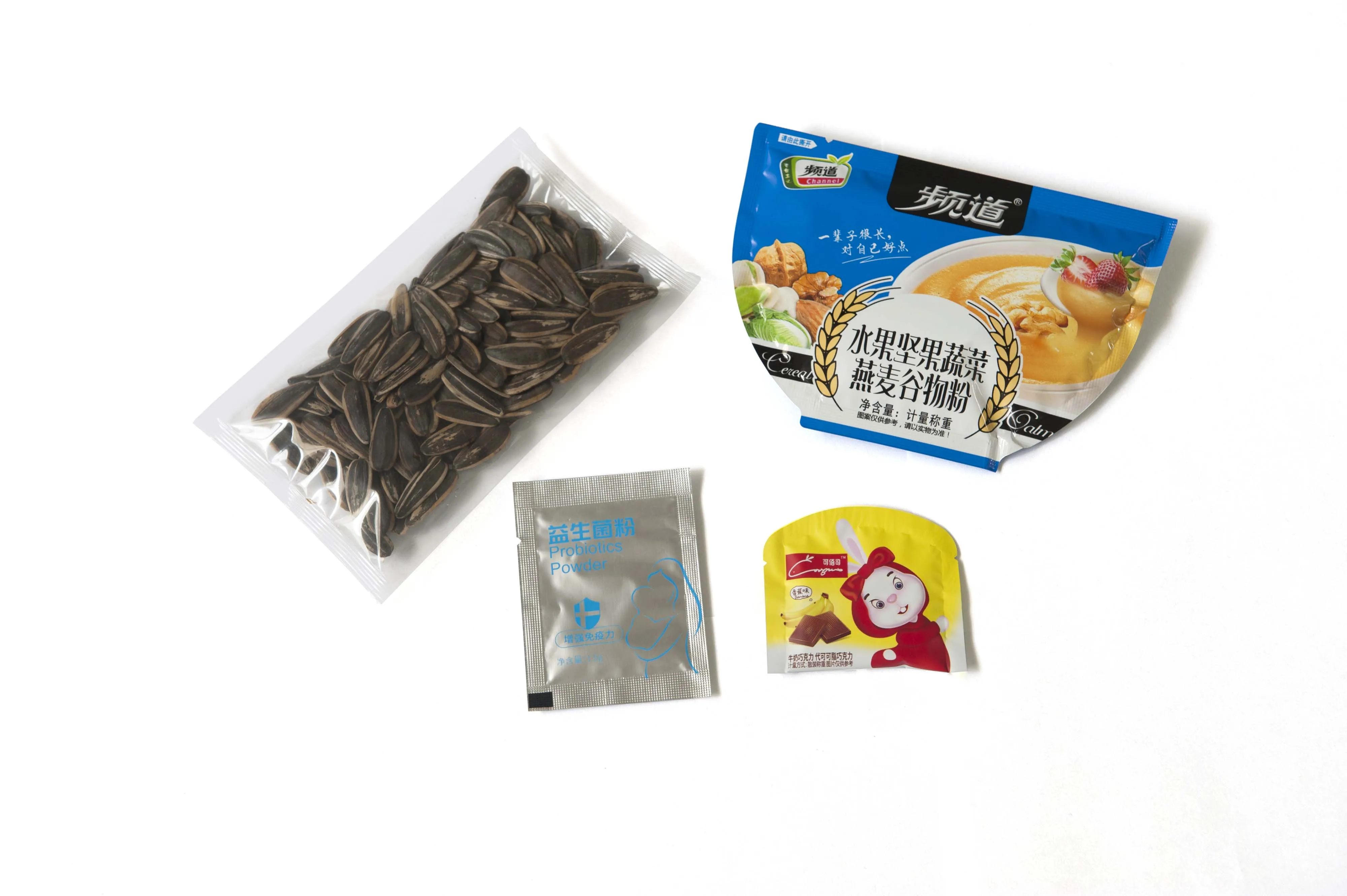 Shantou vertical turntable packaging machine for coffee powder, cereal, soy milk powder, puffed food granule food packing