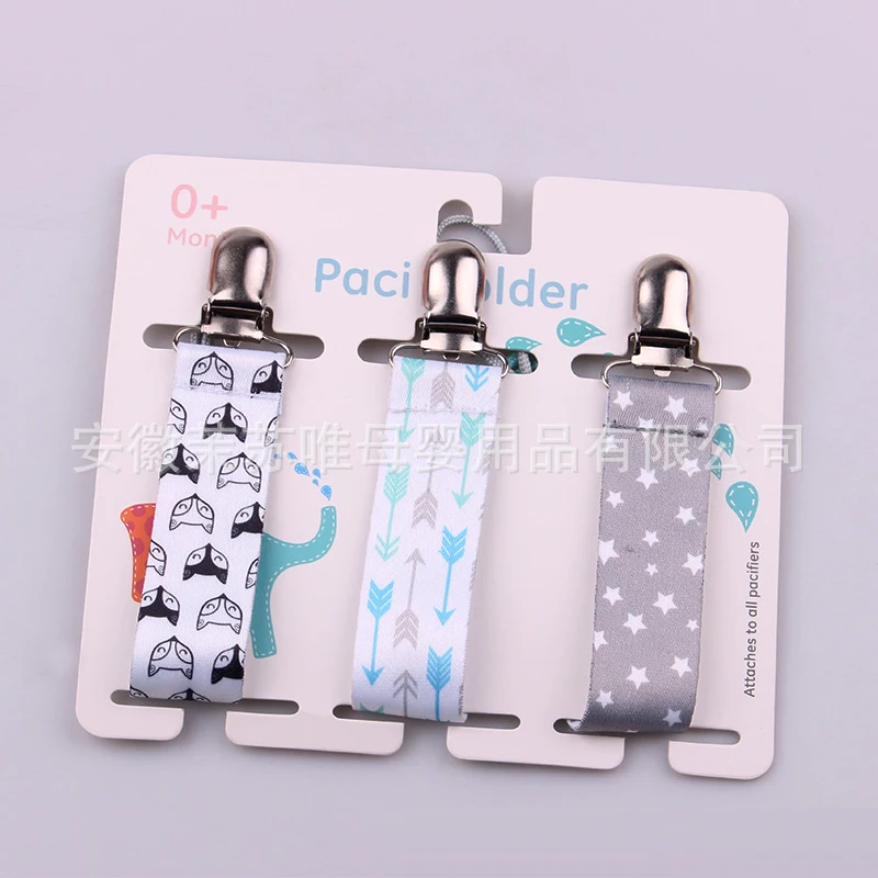 3 Pcs/Set Baby Pacifier Clips Pacifier Chain Dummy Clip Nipple Holder For Nipples Children Pacifier Clip Soother Holder attache