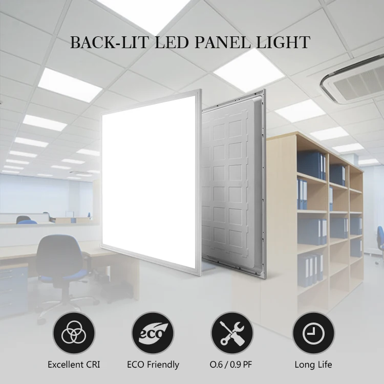 High Efficiency Ultra Thin Backlit Led Panel Light  2.0Mm