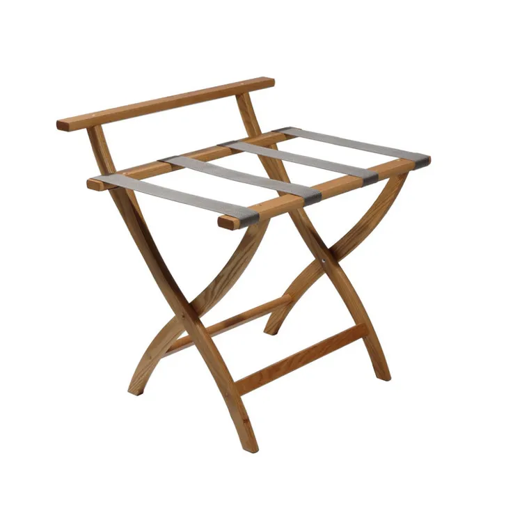 Factory Direct Supply Attractive practical Durable 4 Color Oak Foldable Baggage Holder
