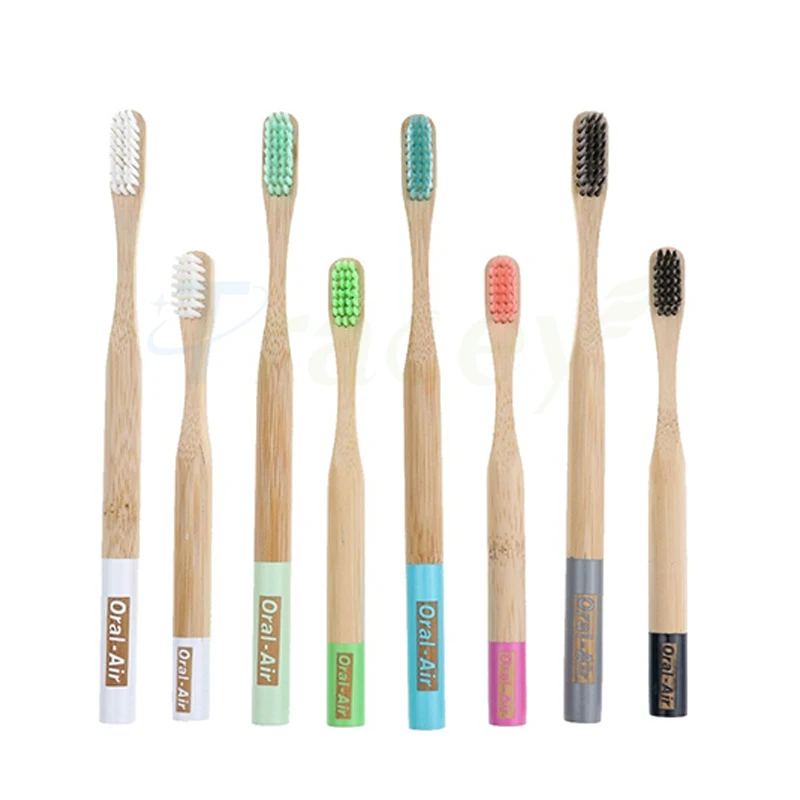 Eco Friendly Biodegradable Toothbrushes Nano Extra Ultra Soft Bamboo Toothbrush for Sensitive Teeth