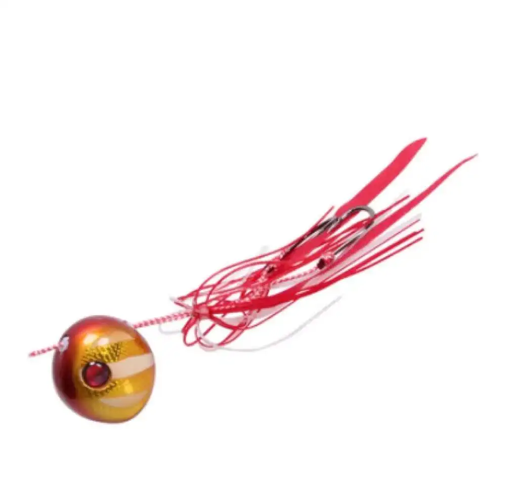 Luminous Japan Fishing Iron Plate Bait 40g/60g/80g/100g /120g/150g/180g/200g Sea Fishing Lead Head Silicone Skirt Road Sub-Bait