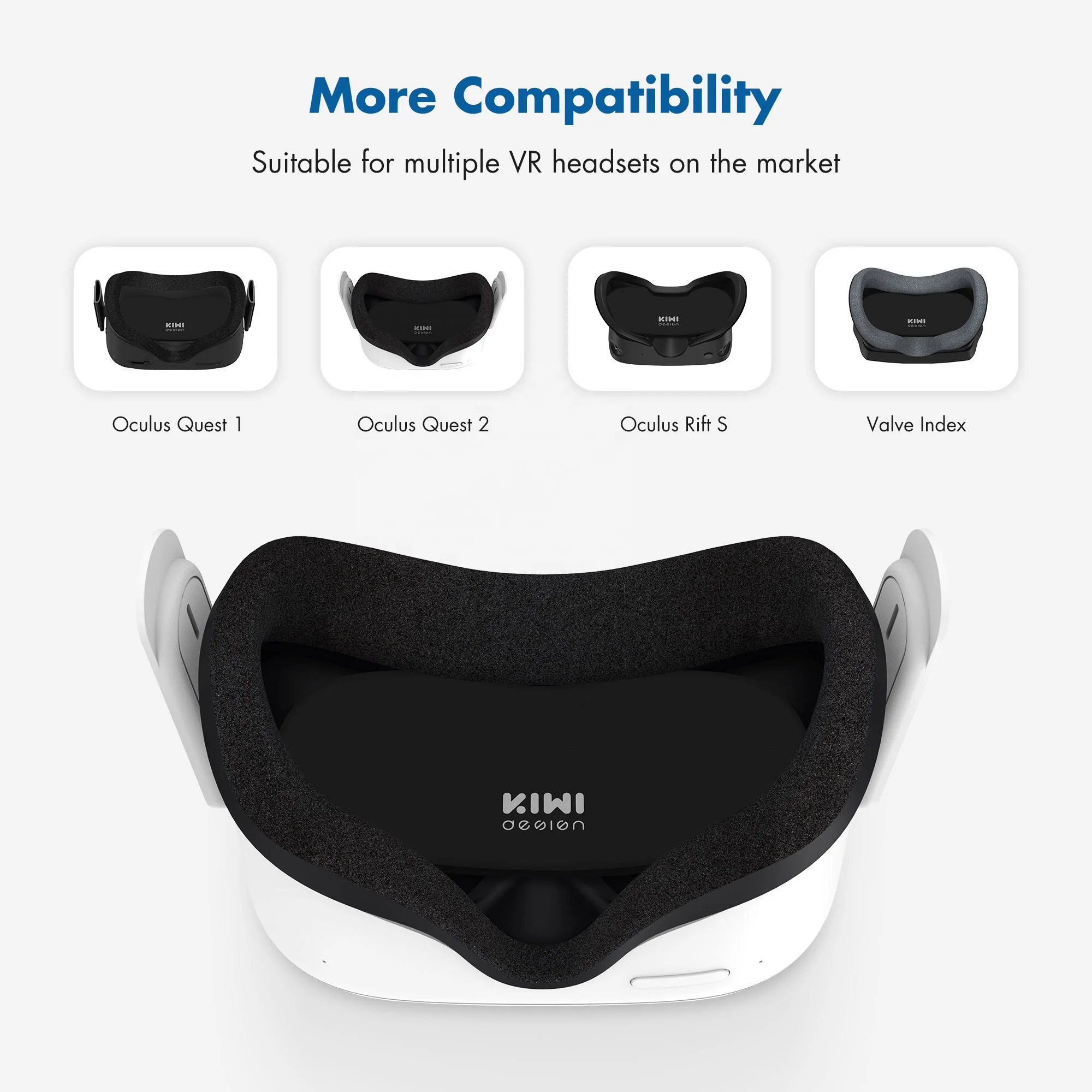 KIWI design Dust-Proof,Anti-Scratch,Washable Lens Protector Cover Case For Oculus Quest 2