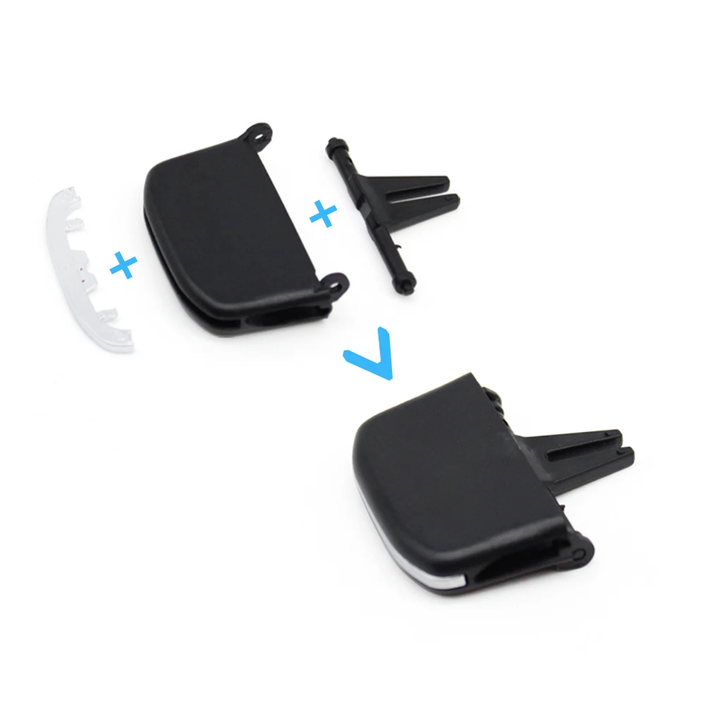 Car Front Air Conditioning AC Vent Grille Outlet Slider Tab Clip Repair Kit For Volvo S60 V60 V40 2011 2012 2013 2014 2015 2016