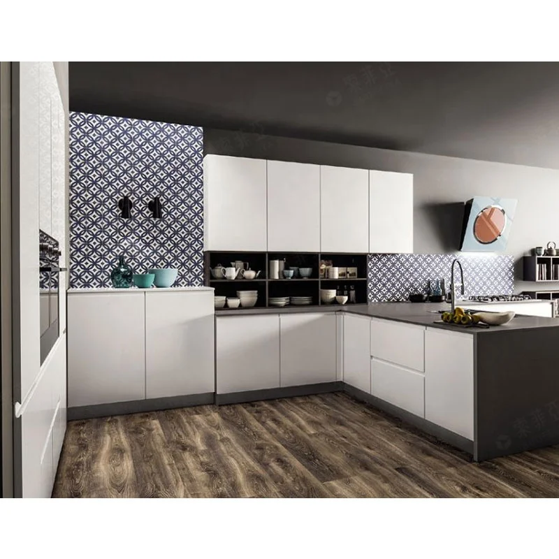 SUOFEIYA Hot Sale Kitchen Full Set Furniture Cabinet Set Frameless Carbon Fiber Bahrain Kitchen Cabinet
