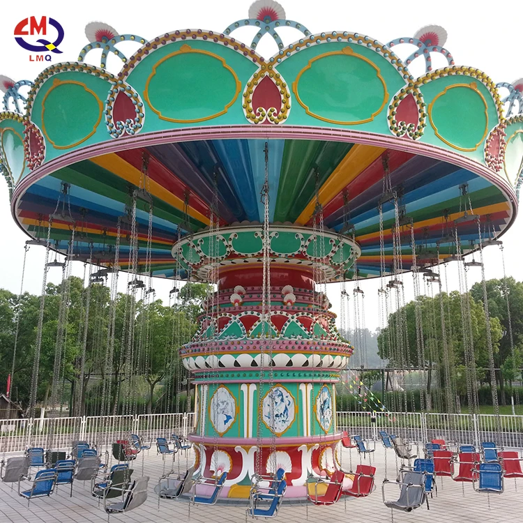 Парк развлечений качели аттракционы Электрический взрослый тематический парк игры летающий стул для продажи
