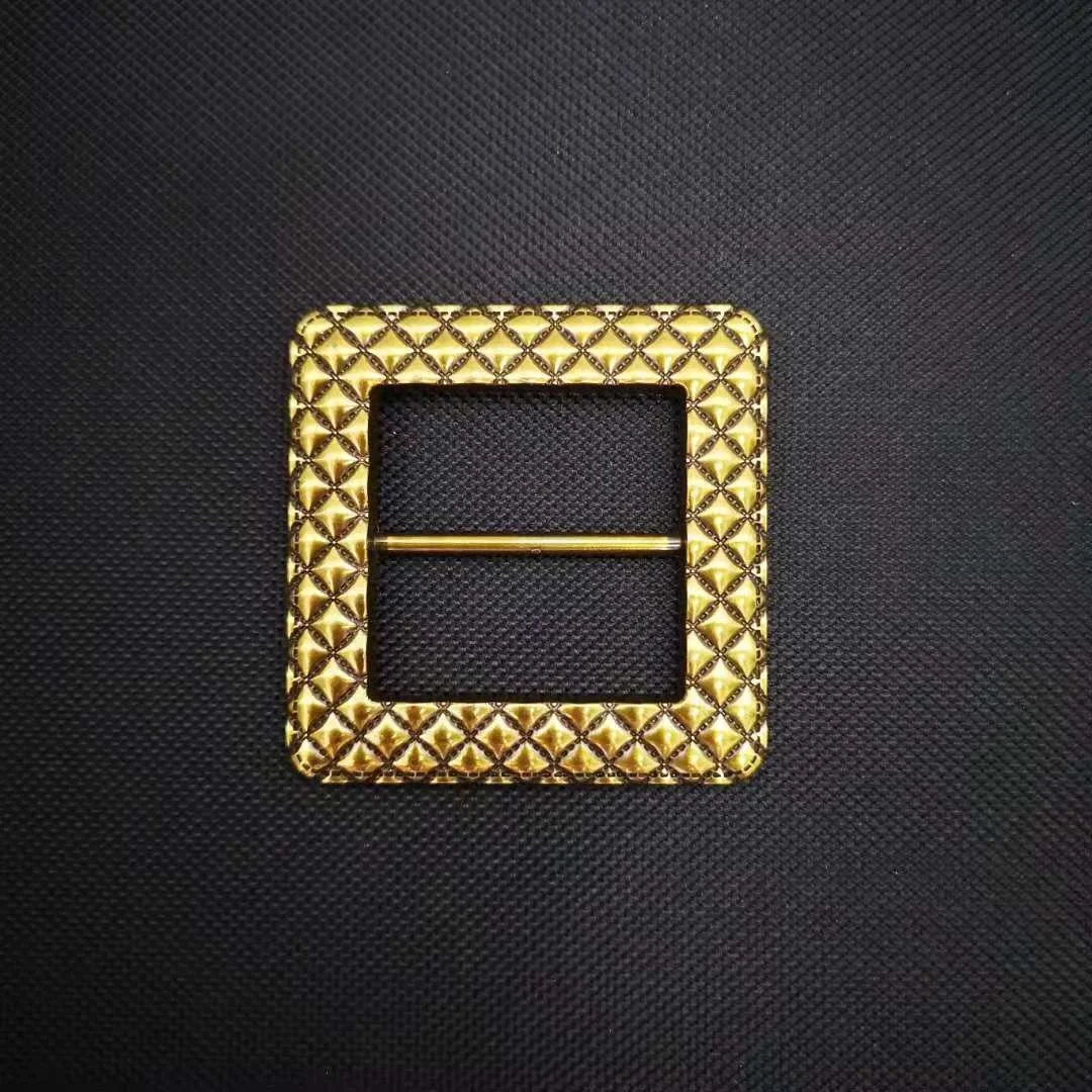 ShangJin Fashion metal buckles 35MM buckles for dress square plain alloy belt buckle