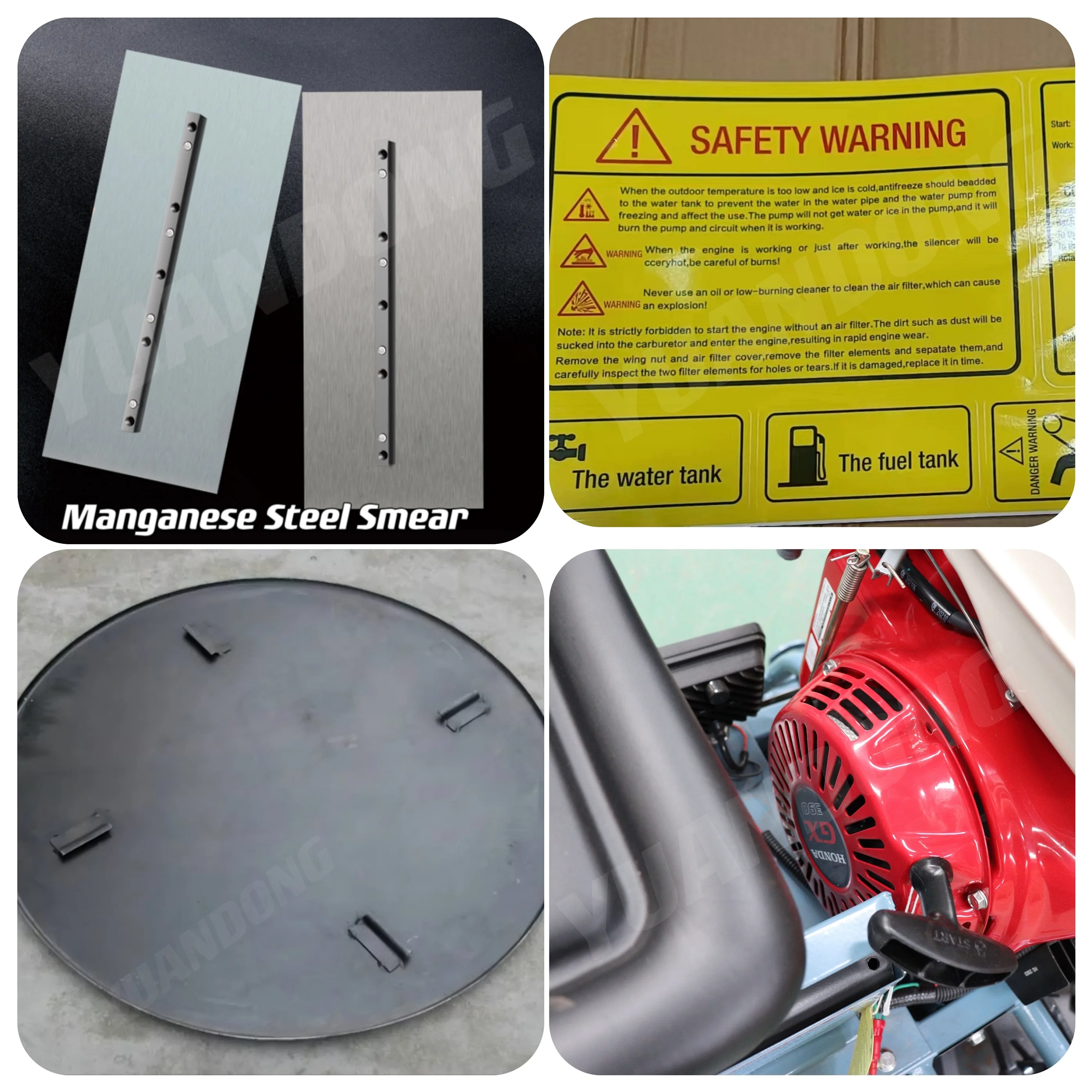 Gasoline Engine Trowel For Enhanced Finishing Good Performance Concrete Ride on Power Trowel