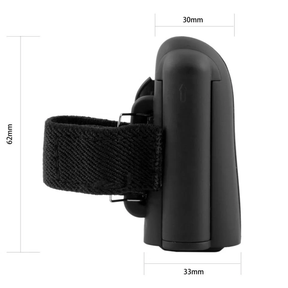 23 Mini Cute Wireless Finger Rings Optical Mouse 1600dpi Black Battery Usb USB Port OEM Stock Comfortable OEM Logo Printing 1200