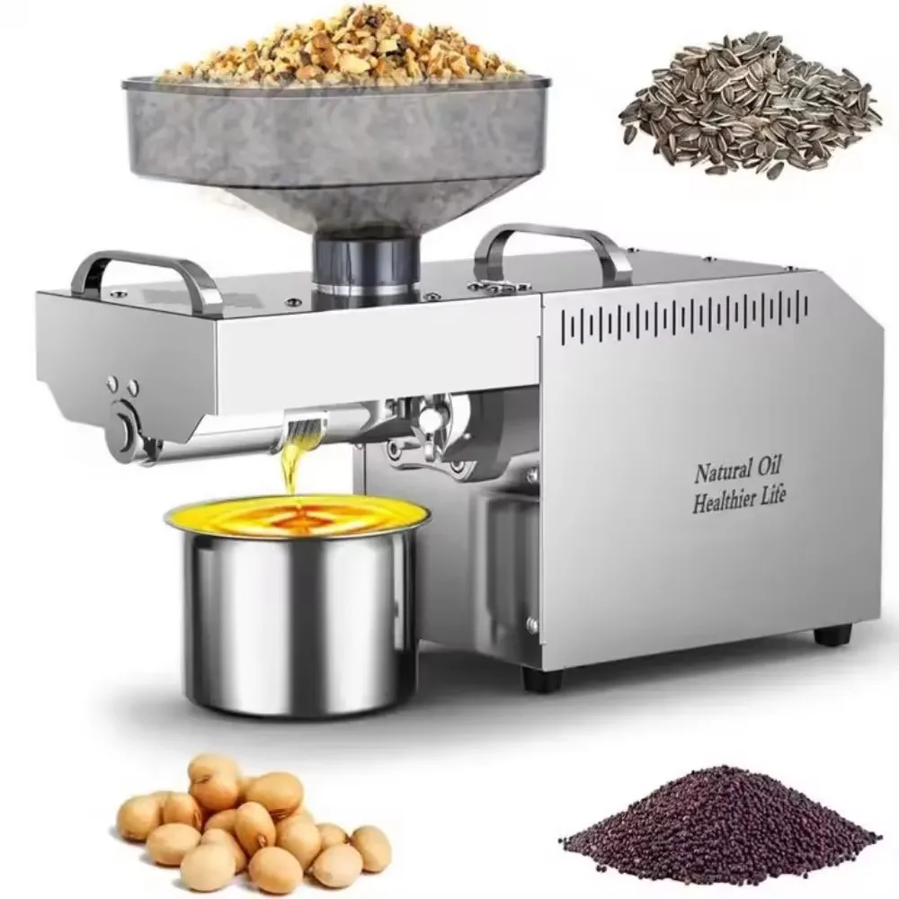 Small Scale Home Use Automatic Cold Press Peanut Avocado Sesame Soybean Olive Amaranth Seeds Oil Pressing Machine