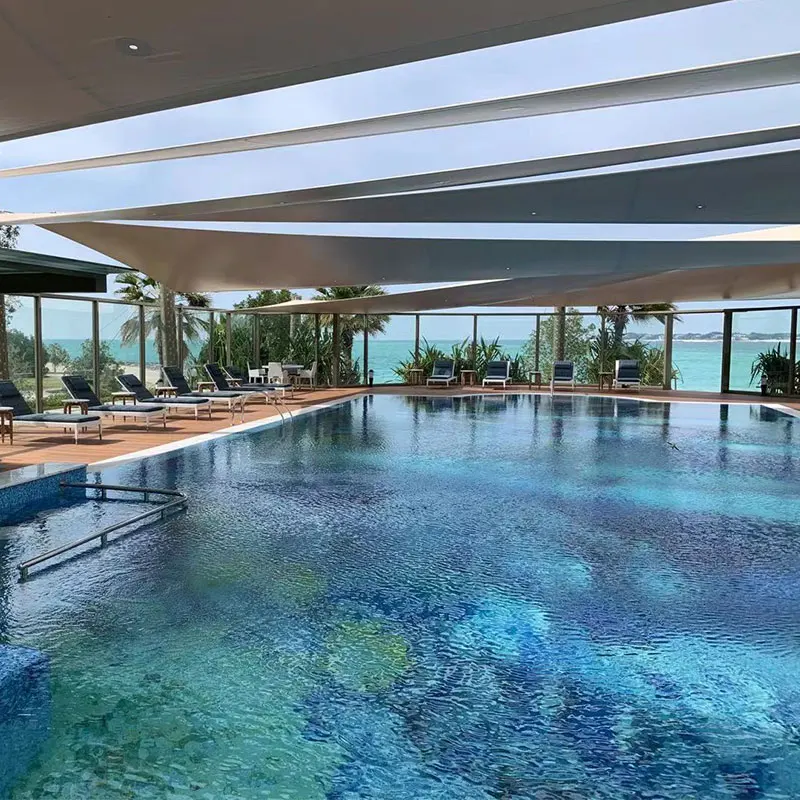 Customized Underwater world Art Swimming Pool Glass Mosaic Ocean Floor Decorative Picture Tiles for Pool