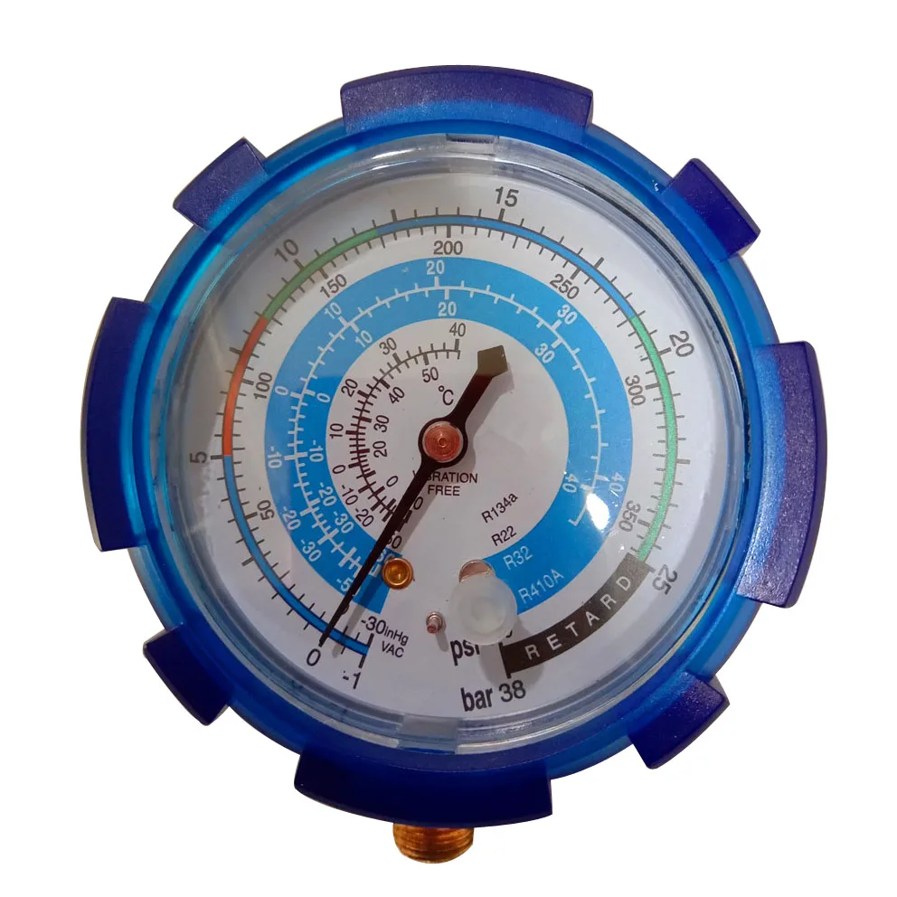 R32 R410A R134a R22 R404A Refrigerant Pressure Gauge Low Pressure and High pressure Gauge air Refrigeration Spare Parts