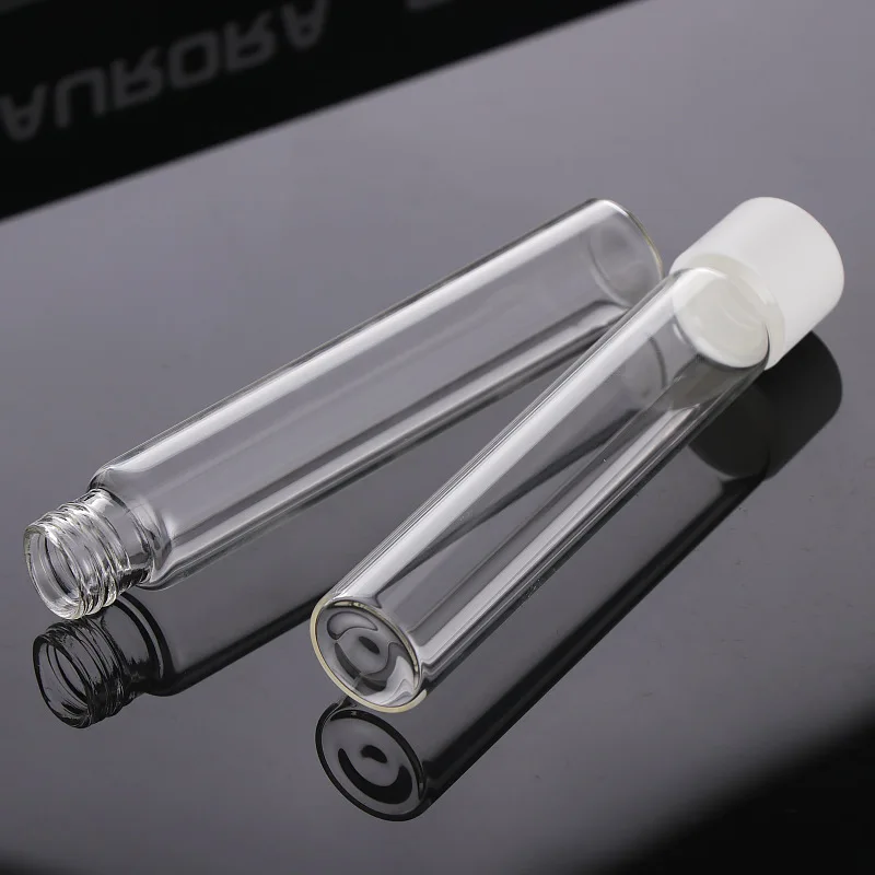 CR Colorful Customized 1oz High Borosilicate Glass Tube with Child Resistant Cap