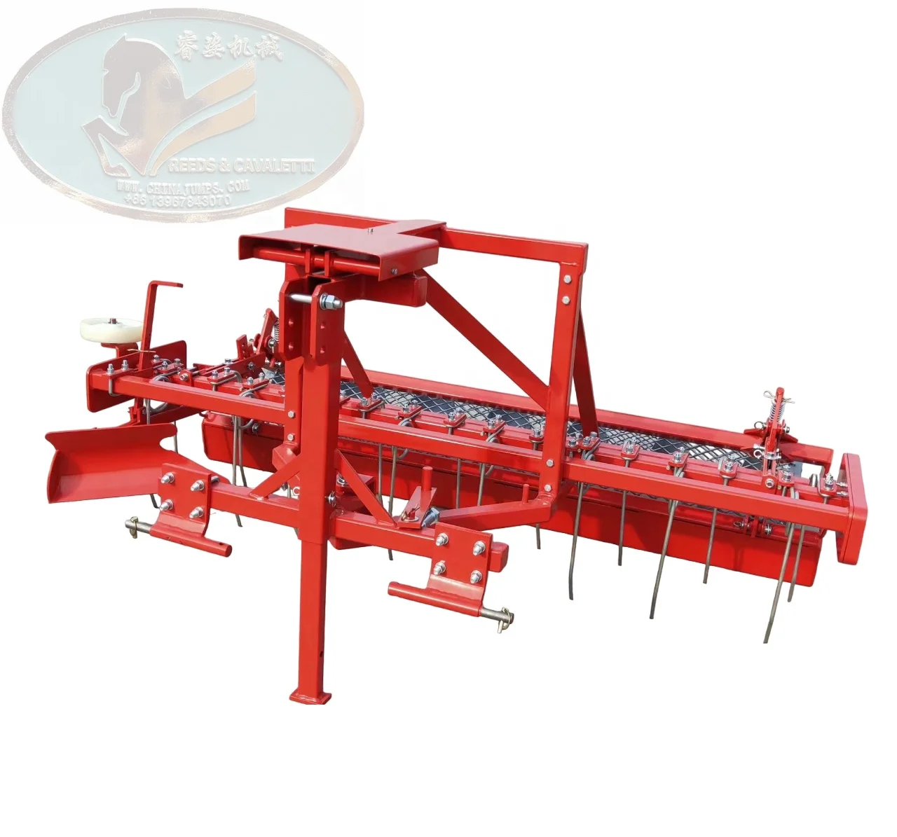 Reeds patented mechanical grader and leveler for horse racing and sand paving for racecourses