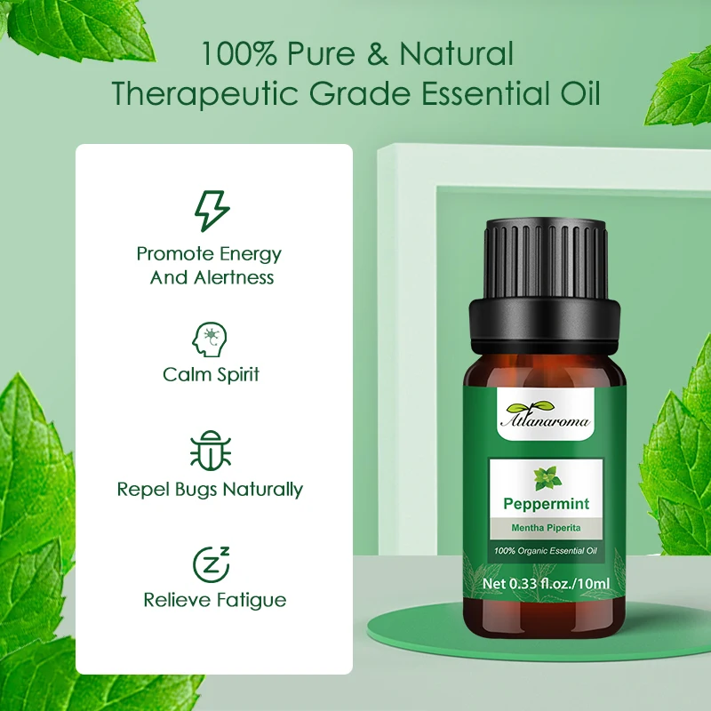 MSDS Organic Certified 100% Pure Natural Aromatherapy Essential Oil For Diffuser Aroma Body Humidifier Custom Packaging