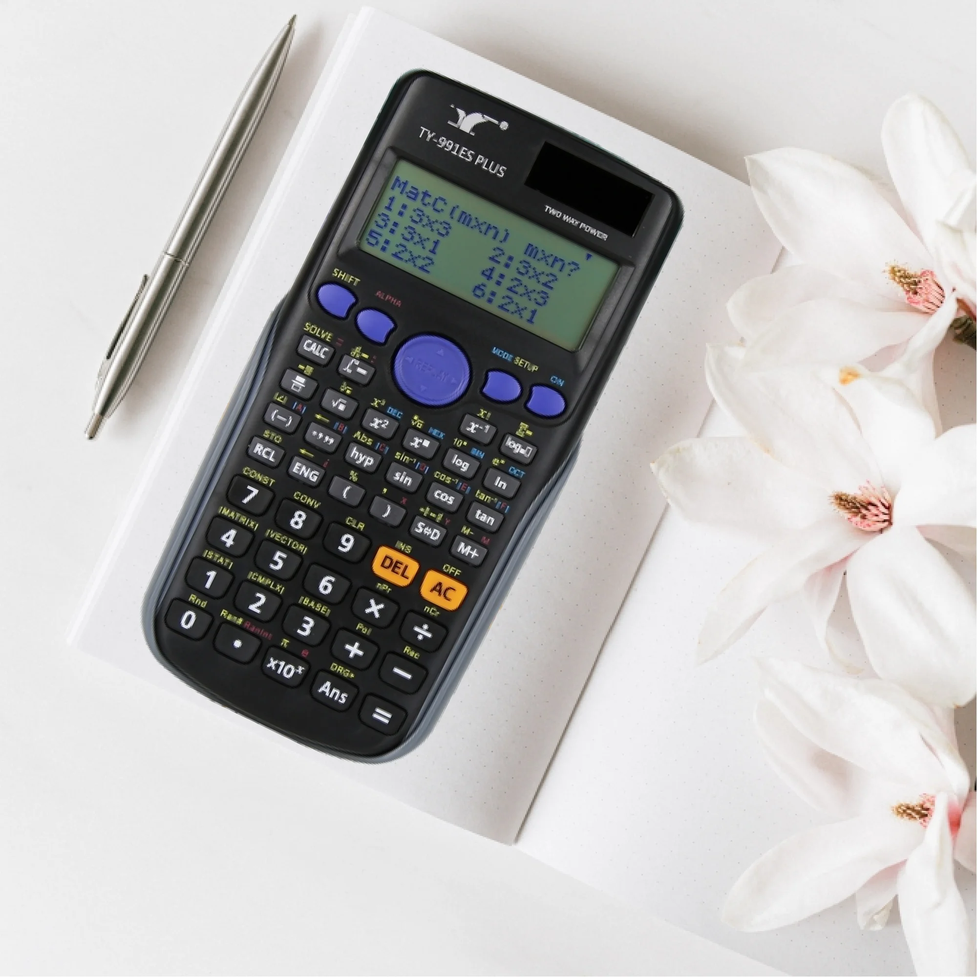 High Quality Plastic Calculator FX-991ES Plus 417 Function Scientific Calculator for Students Calculator calculadora cientifica