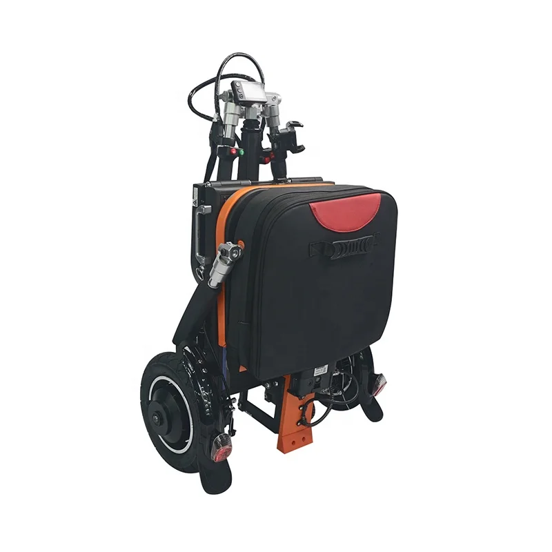 Travel Handicapped Mobility 3 Wheels 4 tires Folding Motorcycle Power Electric Scooter for Adult
