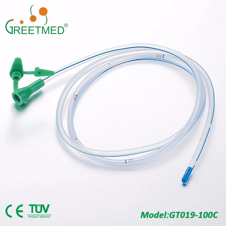 Hot sale high quality supplier ce iso hospital medical disposable 100% silicone stomach tube