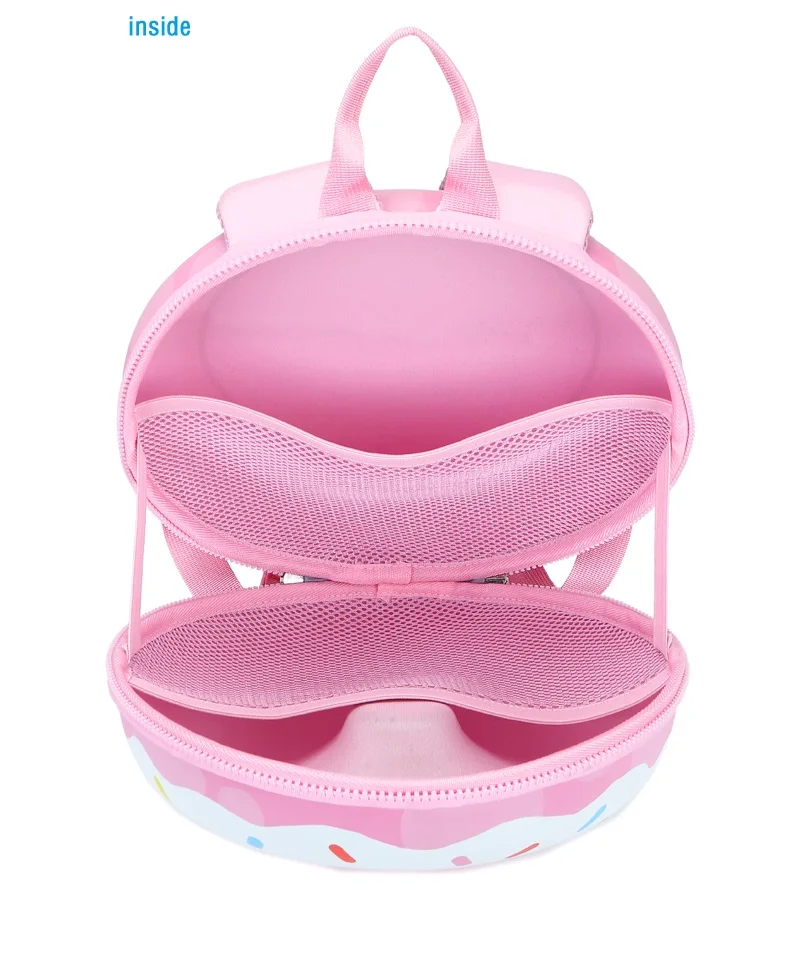 In Stock Sweet Donut Kindergarten Pink Blue Boys Girls School Backpacks For Kids