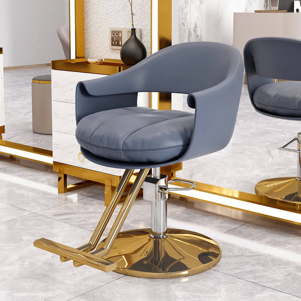 Barber Shop Chair Best Internet Celebrity New Hairdressing Chair Hair Salon Special Lift Rotating Fashion Hair Cutting Seat