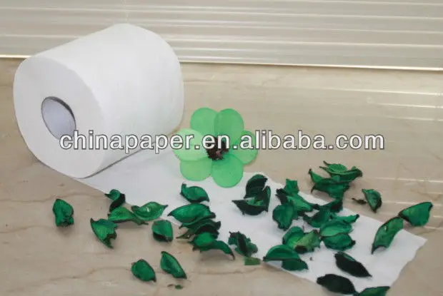 Virgin Bamboo Pulp Embossed Super Absorbent Bathroom Tissue Water Soluble Ultra Soft Toilet Tissue