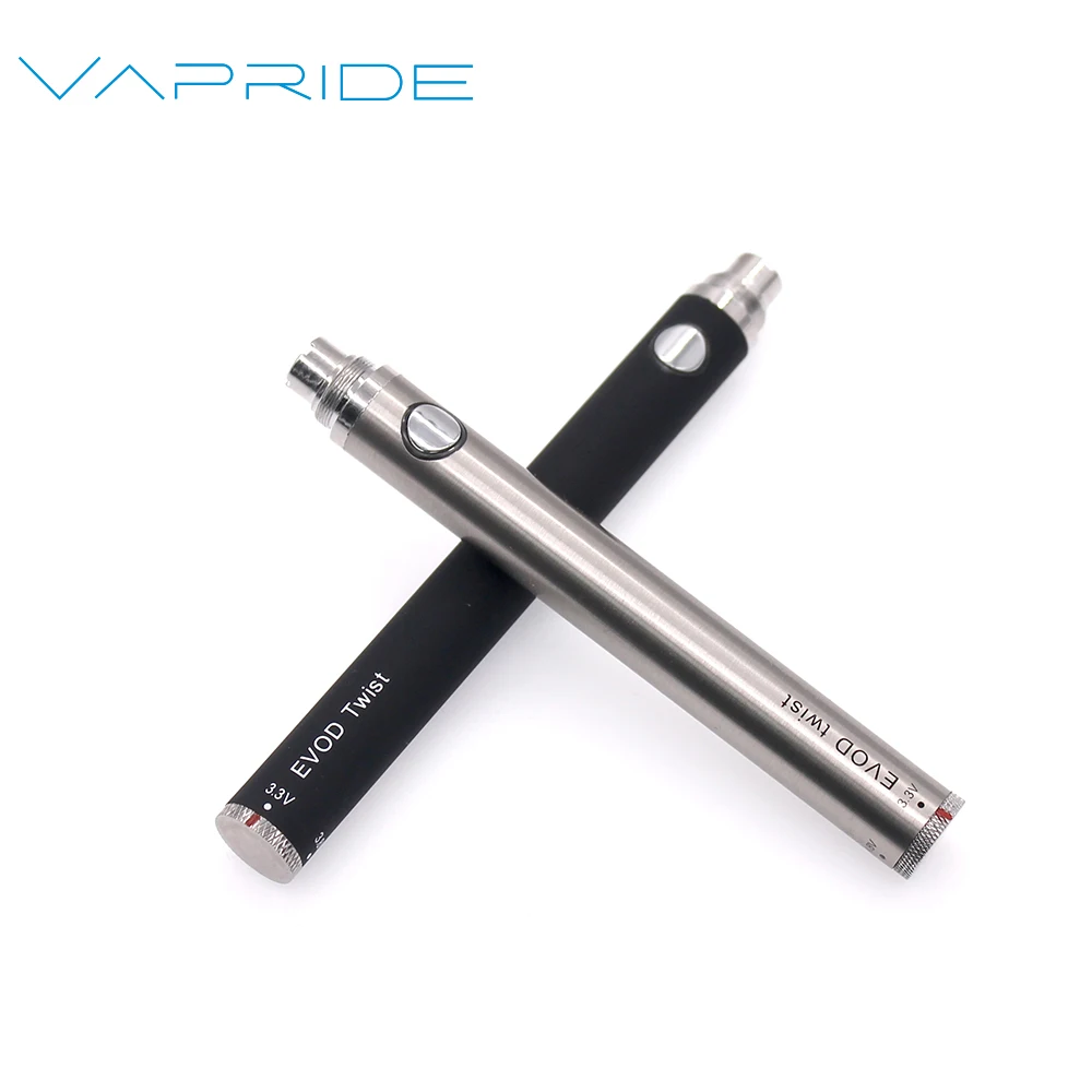 Аккумулятор Vapride Evod-T с переменным напряжением 510, перезаряжаемая батарея для вейпа 510, оптовая продажа