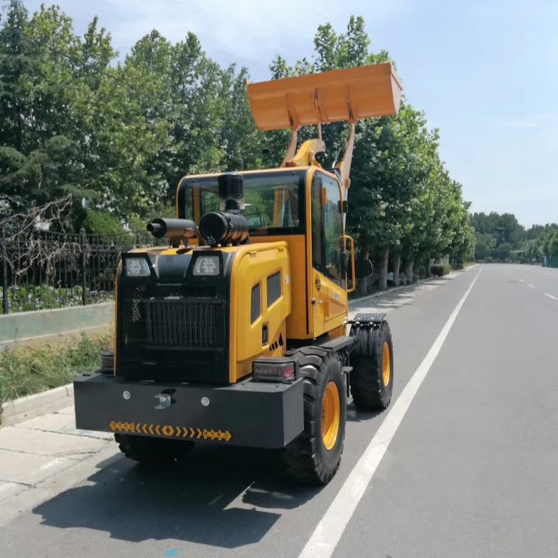 Высококачественное компактное колесное погрузочное оборудование 4x4 с сертификатом CE EPA для ферм и производственных предприятий