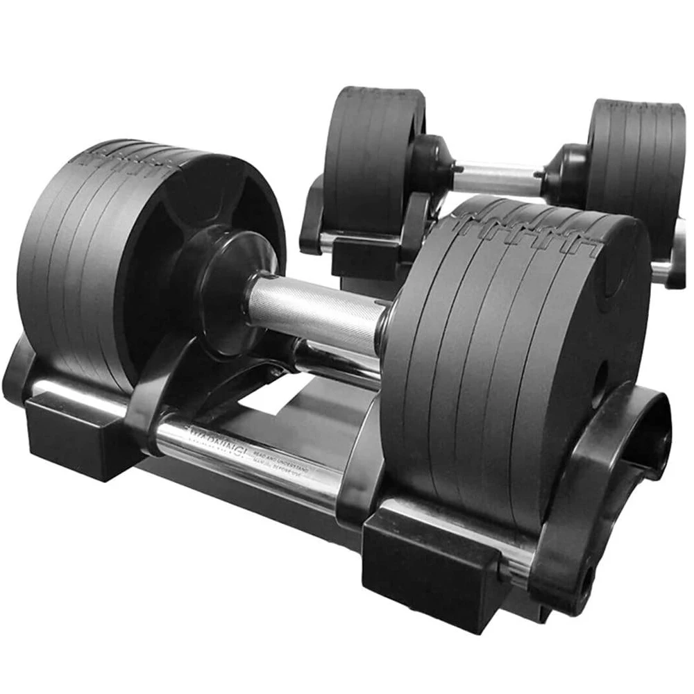 
2020 New Gym Cheap Weights Pounds Block Dumbells Set heavy Chrome Adjustable Dumbbell 32kg 