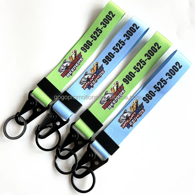 Wholesale Best Seller Outdoor-Ready Anti-Loss Design Hand Wrist Lanyard Key Chain Holder Wristlet Strap Keychain
