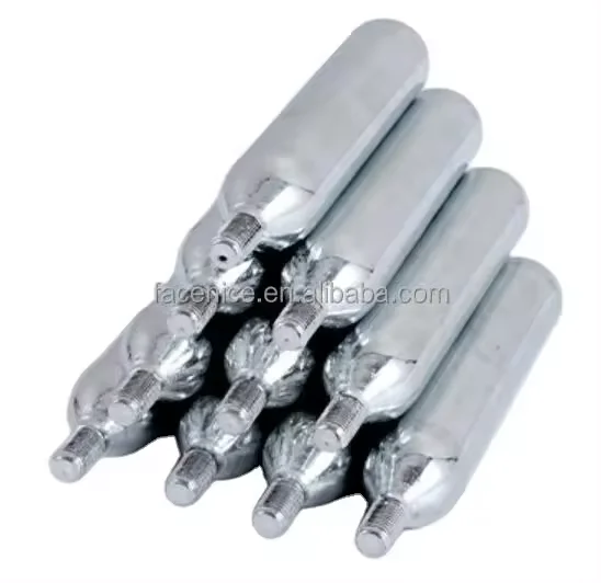 33g CO2 Cartridge 1/2 3/8 thread 48cc Cartridge Cylinder Frozen Gun Cartridge Tank Gas Ironware Metals Cylinder Capsule