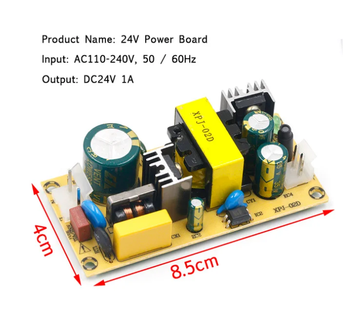 AC-DC 12V2A 24V1A Switching Power Supply Module Bare Circuit AC100-265V to DC12V2A DC24V1A Board