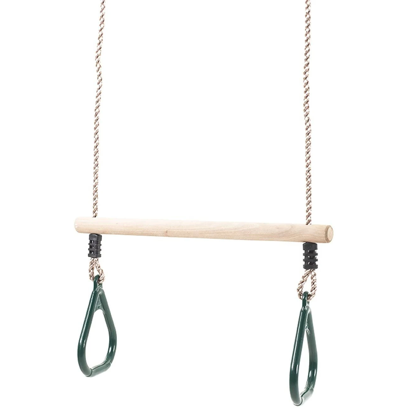 Outdoor Play Adjustable Gymnastic Ring Kid Body Wooden Plastic Toy Swing Set Training Rings monkey bar for Children
