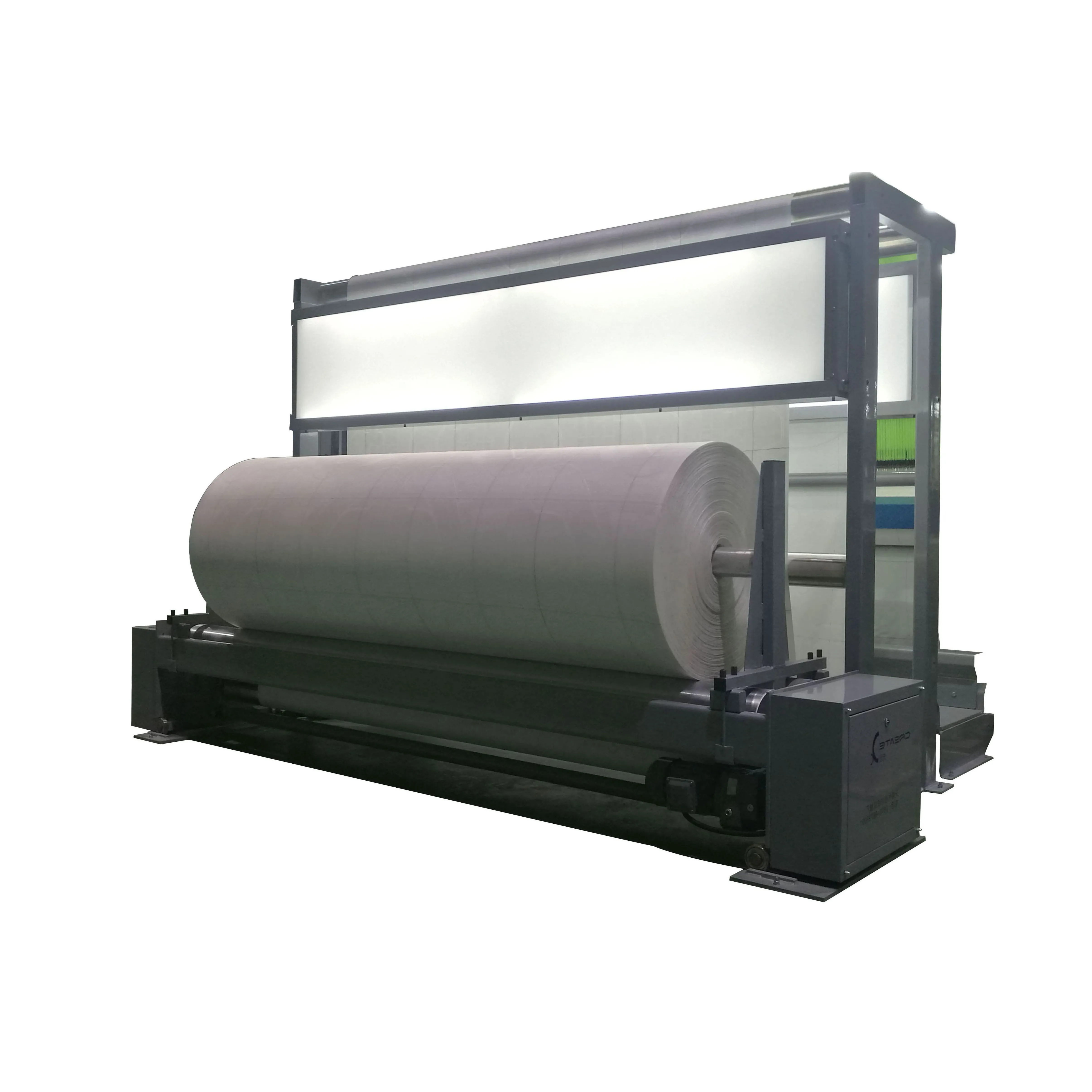 Factory Hot Sales Fabric Roll Winder Winding Machine For Weaving For Inspection Table With Led
