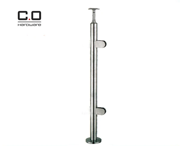 Stainless steel Handrail fittings glass baluster glass post
