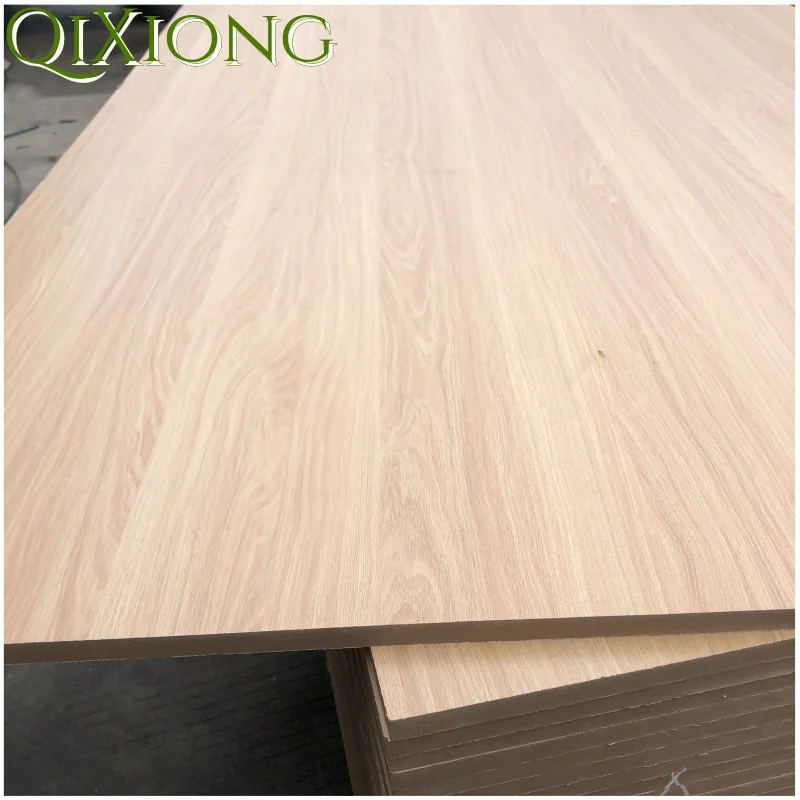 QIXIONG 2023 High Quality Wood Grain Color 18mm Melamine Laminated Mdf