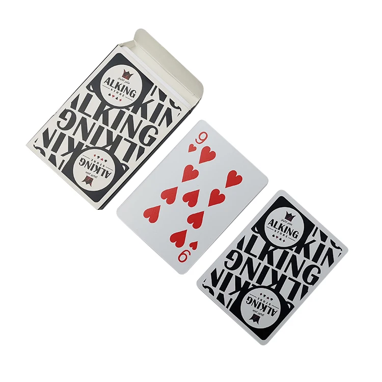 Custom Printed Wholesale PVC Plastic Board Game Printing Waterproof Poker Playing Card