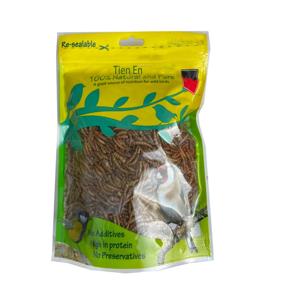 
Customised eco-friendly high Protein nutritious microwave dried mealworm for pet 