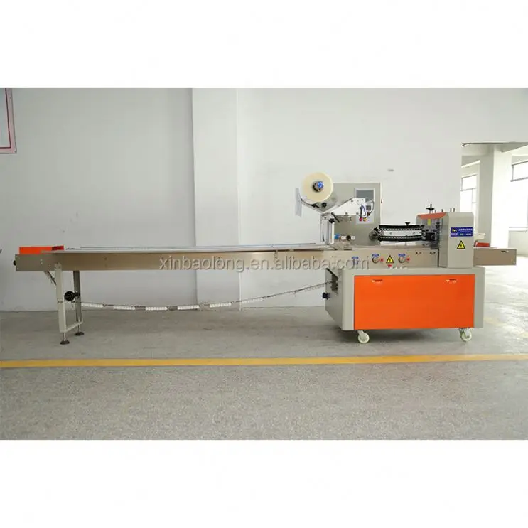 Factory preferential price Top film packaging machine XBL-500B Pizza horizontal packaging machine