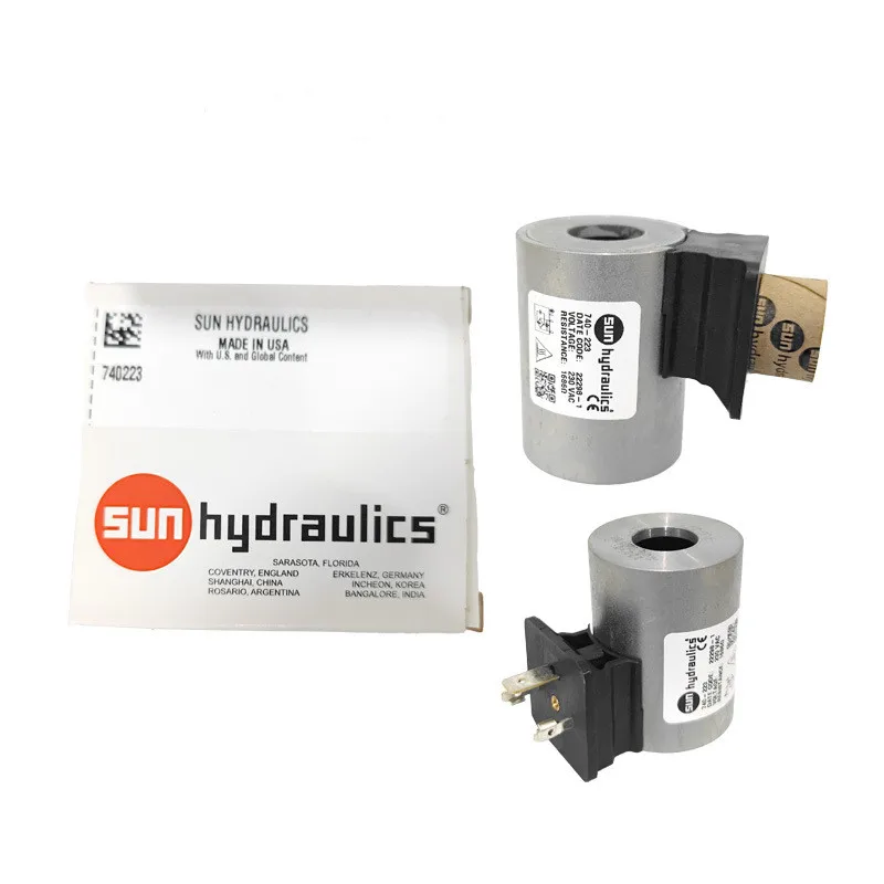 770212 770-212 770 212 SUN hydraulics12 VDC coil with ISO/DIN 43650, Form A connector with TVS Diode ORIGINAL in stock