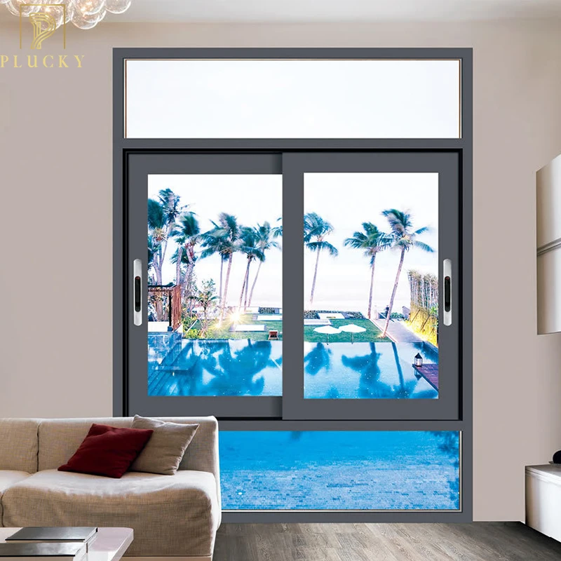 Foshan supplier Double glazes interior aluminum sliding window