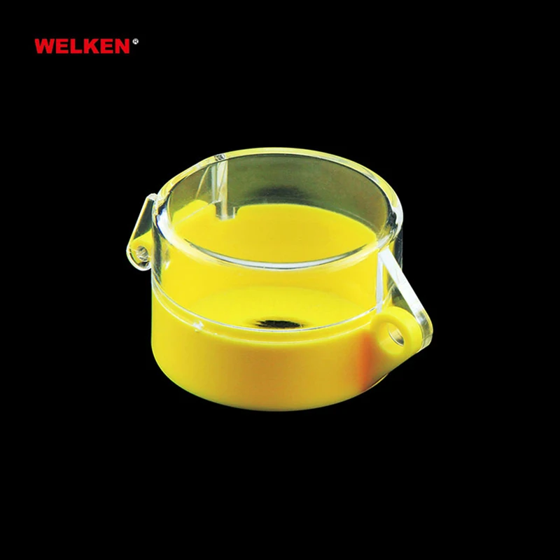 Electric Lock small yellow Acrylic plastic insulation Emergency Stop Button Lockout for hole dia 22mm