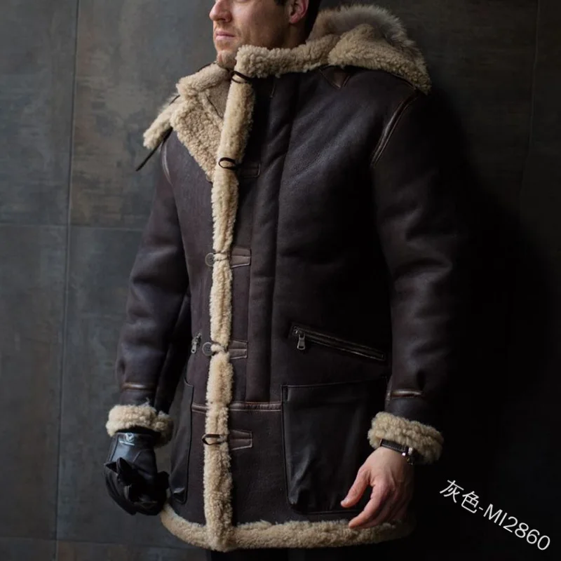 Liu Ming Winter Men Casual New Warm Thick Parka Fashion Plus Size Windproof Outerwear Plus Size Fur Jacket Coats