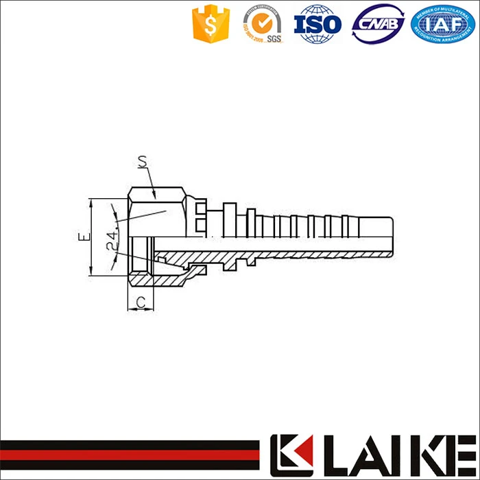 Нинбо Метрическая внутренняя резьба, кованая двойная Шестигранная гидравлическая муфта для шланга
