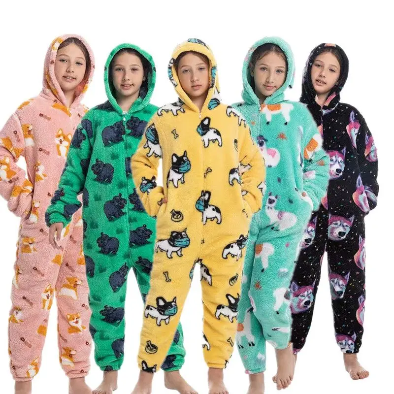 IN-STOCKED Retail Wholesale Onesies Pajamas Animal Halloween Christmas Costumes Cosplay Sleepwear Fruits Lama Bear Dog Cat